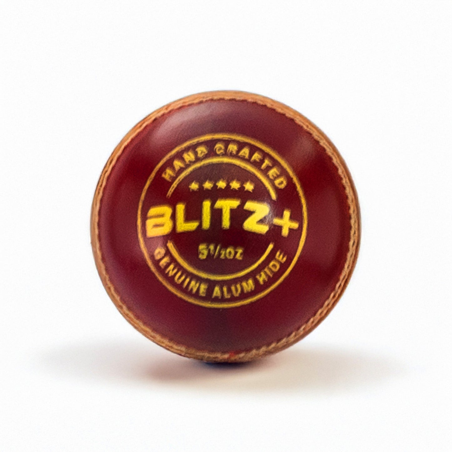 SVB Blitz+ red leather cricket ball 156g durable practice and club play