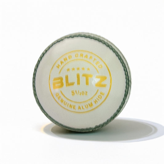 SVB Blitz white cricket ball 156g affordable practice and matches
