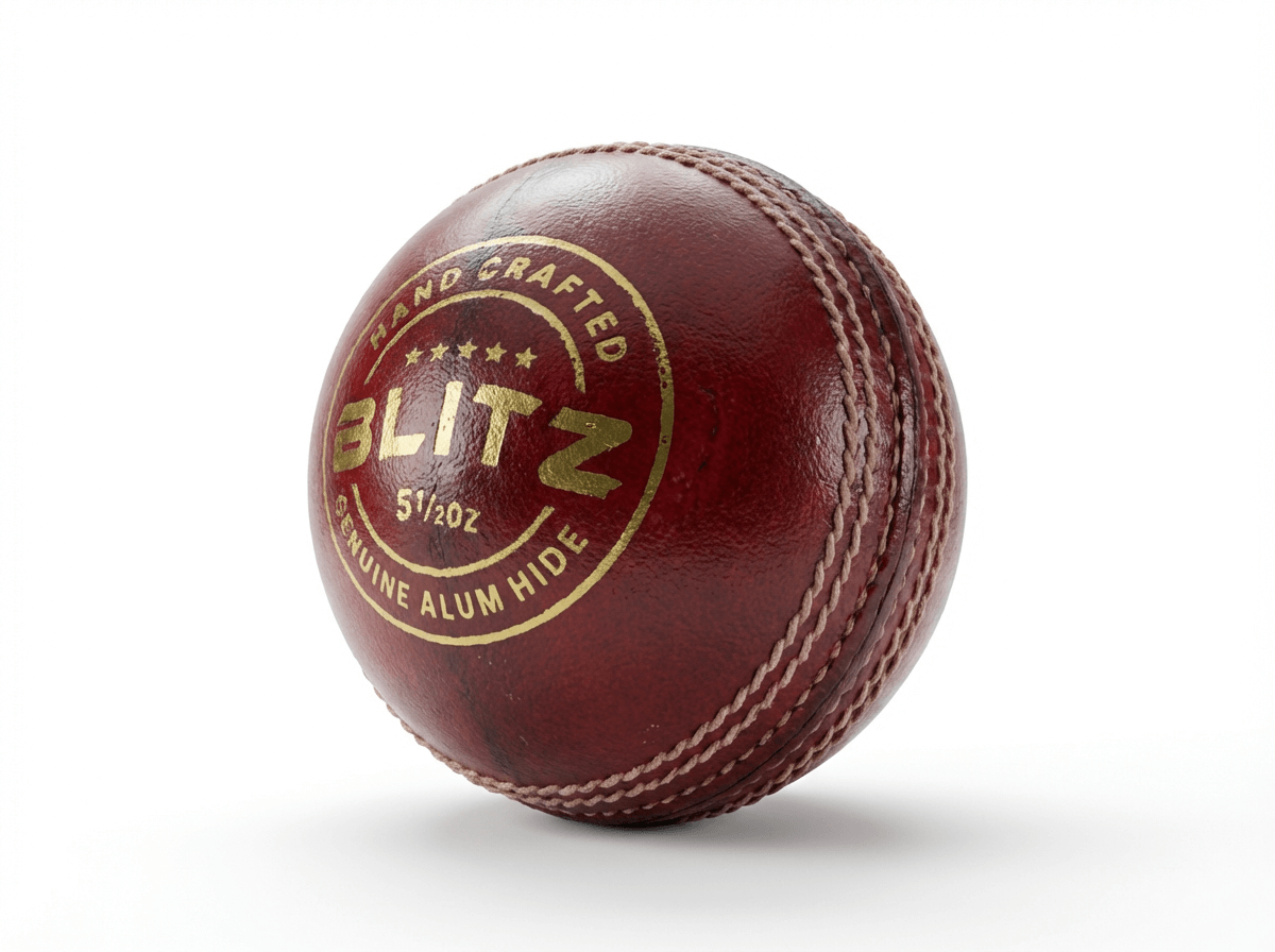 SVB Blitz red leather cricket ball  match quality