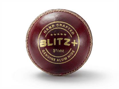 SVB Blitz+ premium red leather cricket ball alum hide match quality
