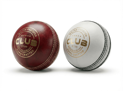 Professional combo set of SVB Club red and white cricket balls